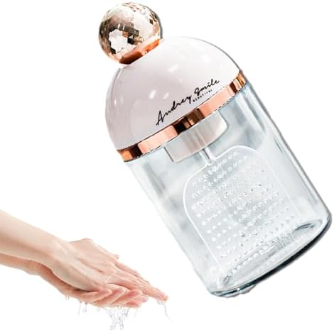 Touchless Dish Soap Dispenser with LED Light and Foaming Feature Pink