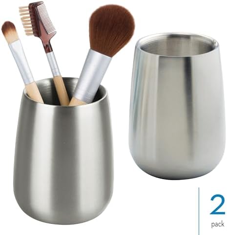 InterDesign iDesign Brushed Stainless Steel Tumbler Set of 2