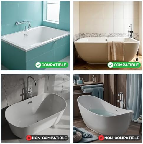 YUOROS Silicone Splash Guard for Bathtub and Kids Play