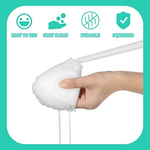 Eaasty 8 Pcs Toilet Bowl Brush with Holder