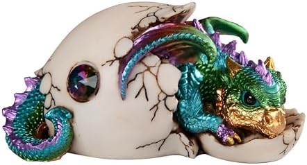 ICE ARMOR 55 W Colorful Dragon Baby Hatchling Statue