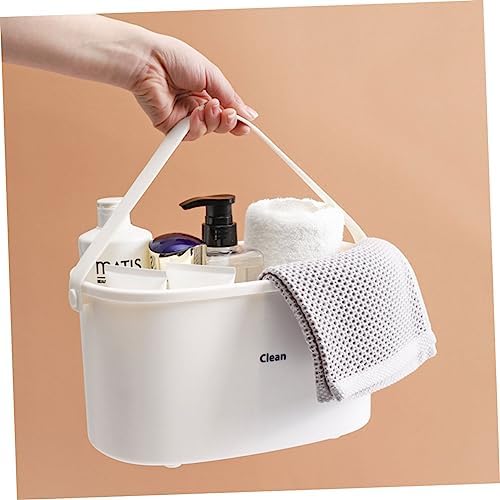 PRETYZOOM 1Pc Plastic Shower Basket Organizer for Bathroom Kitchen and Hotel