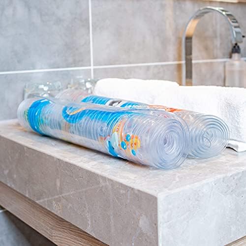 Bath Mats for Kids - Large Non-Slip Cartoon Octopus Design