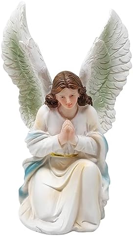 Guardian Angel Resin Statue - 7 Inches