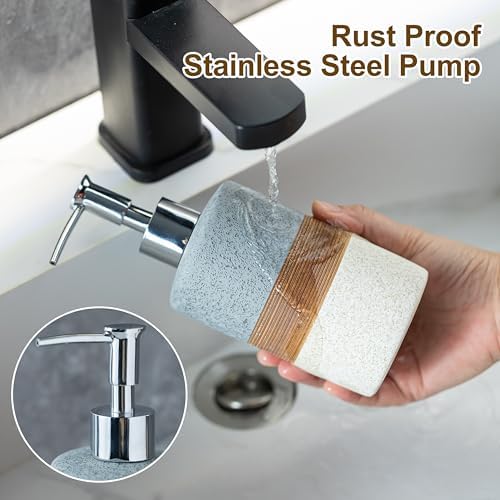 Cormomu Ceramic Soap Dispenser Set 2 Pack