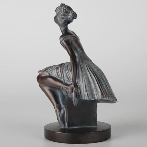 Grace4Joy Ballerina Figurine Resin Bronze Sculpture 1