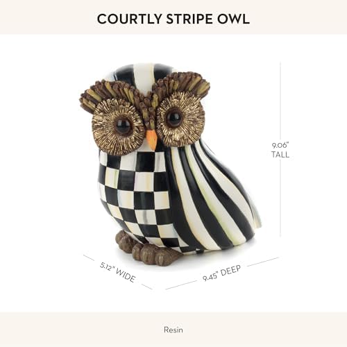 MACKENZIE-CHILDS Fall Owl Decor Statue