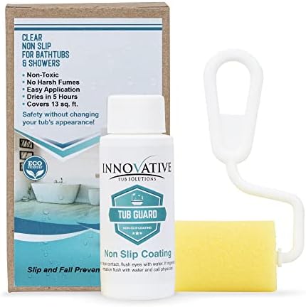 Tub Guard Anti Slip - Clear Non Slip Coating for Bathtubs Showers