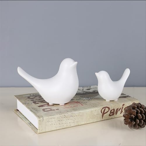 FANTESTICRYAN White Blessing Birds Statue Home Decor