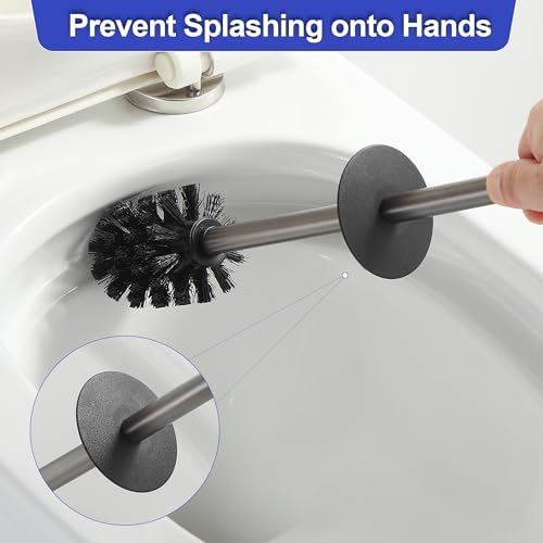 BVL Toilet Brush and Holder Set Gun Gray 1