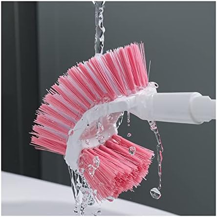 Stylish Toilet Brush with Holder and Hanging Design