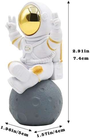 Oooct Astronaut Statue Decor - 29 Inch Resin Figurine