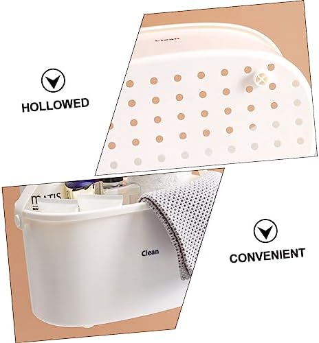 1Pc Portable Plastic Bathing Basket with Efficient Drain