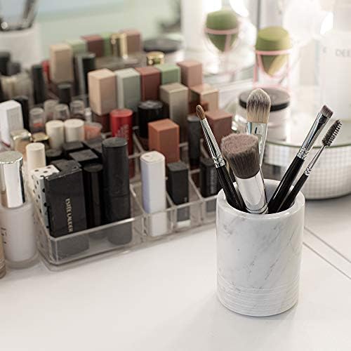 Natural Marble Tumbler Toothbrush Holder