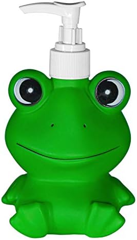 GoFika Vinyl Frog Soap Dispenser 118oz Refillable