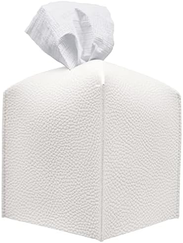 Carrotez Tissue Box Cover - Modern PU Leather Square Holder