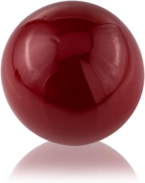 Modern Day Accents 3-inch Red Aluminum Decorative Balls Set of 2