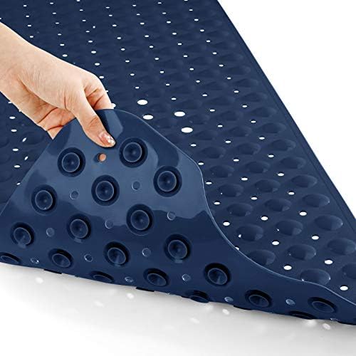 Yimobra Bath Mat Non Slip 40x16 with Suction Cups and Drain Holes
