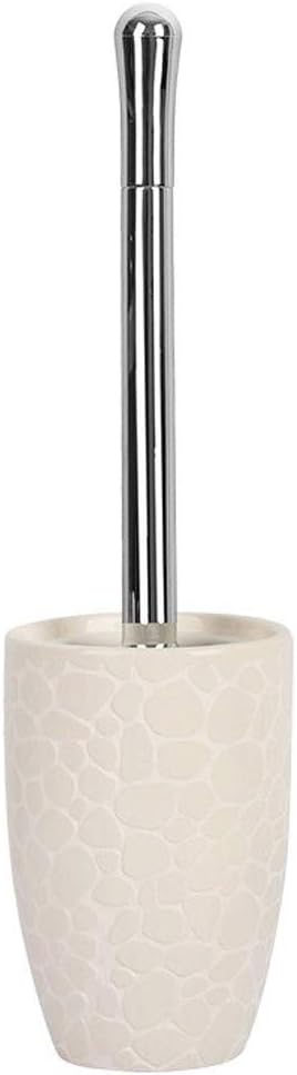 UNNS Ceramic Toilet Brush with Stand and Brush Head Replacement 1