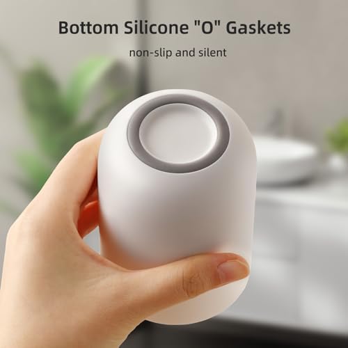 VNYIFAN 13oz Toothbrush Cup 2PCS Non-Slip Bathroom Tumbler
