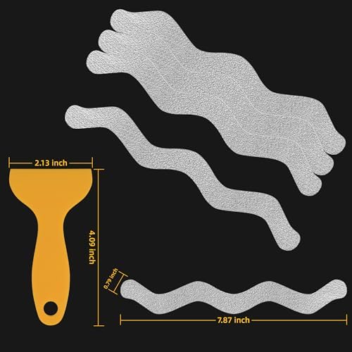 SANKEMU Transparent Non-Slip Bathtub Stickers 20PCS