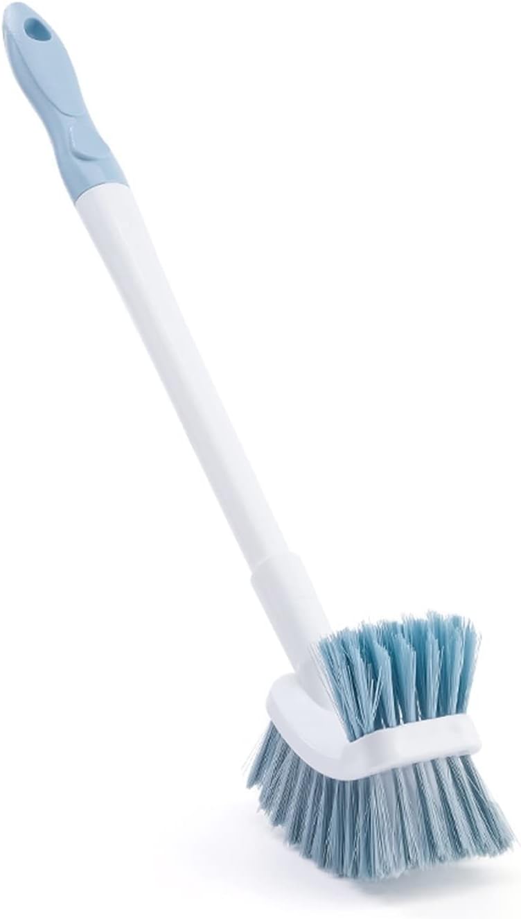 Stylish Toilet Brush with Holder and Hanging Design