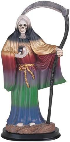 ICE ARMOR 12 Rainbow Santa Muerte Scythe Statue