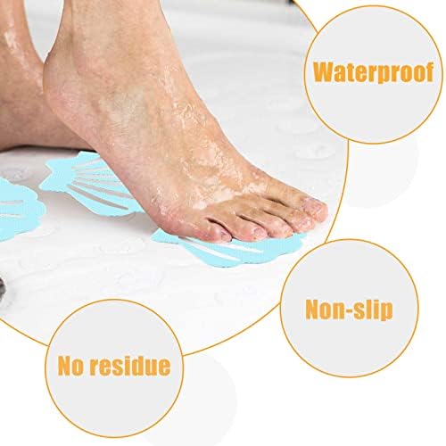 Bathtub Stickers Non Slip 12Pcs Shell Shaped Safety Treads
