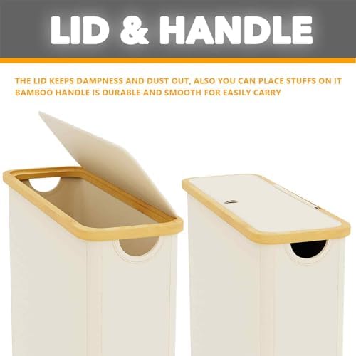 SpaceAid Extra Large Toilet Paper Holder with Lid