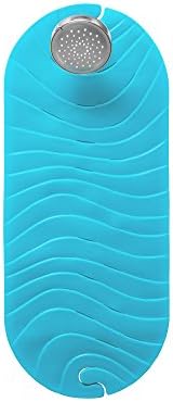 Boon B11192 Blue Ripple Textured Bath Mat