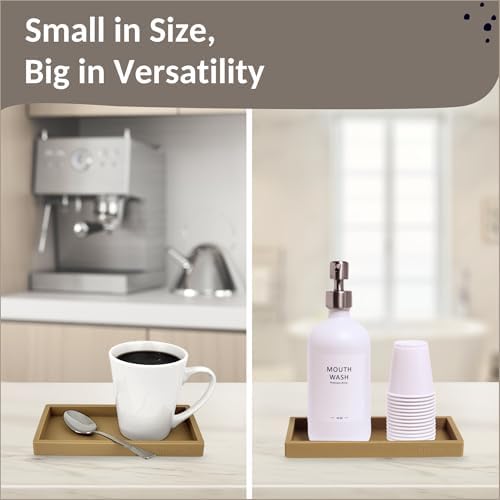 Spacewiser Countertop Vanity Tray - 77 Inch Silicone Holder