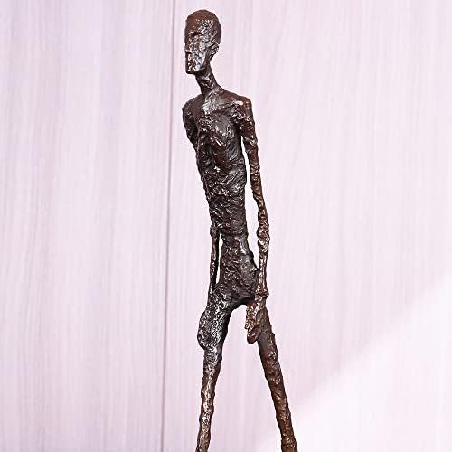 NILEEBUKER Bronze Giacometti Walking Man Statue 10 Inch Home Decor