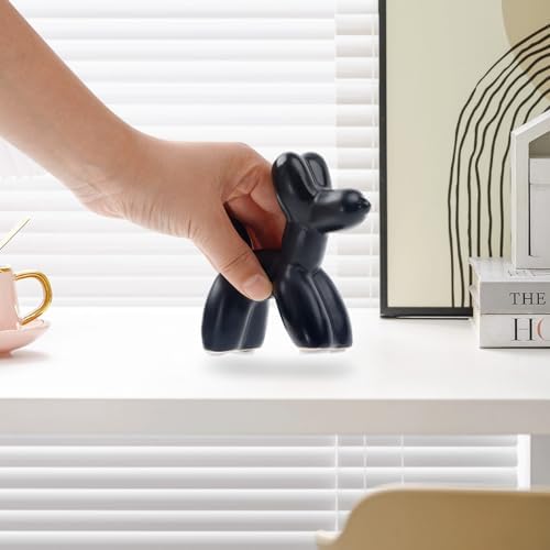 Notakia Balloon Dog Ceramic Statue Home Decor