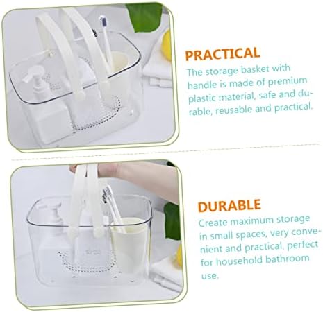 Whale Shaped Plastic Bathroom Basket with Handle