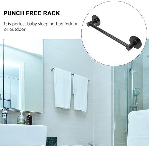 GLEAVI 1Pc Wall Mounted Towel Rack 1