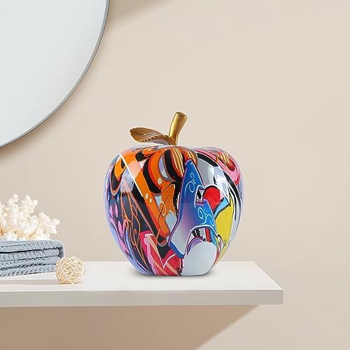 JOOMBE Colorful Fruit Figurines Apple Statue Home Decor