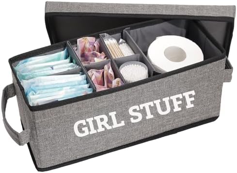 Lukeline Tampon Holder with Lid and Dividers 1-Pack