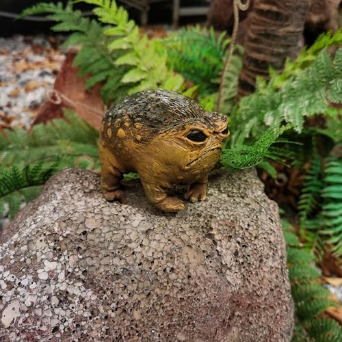 Grumpy Frog Toad Statue Outdoor Garden Decor