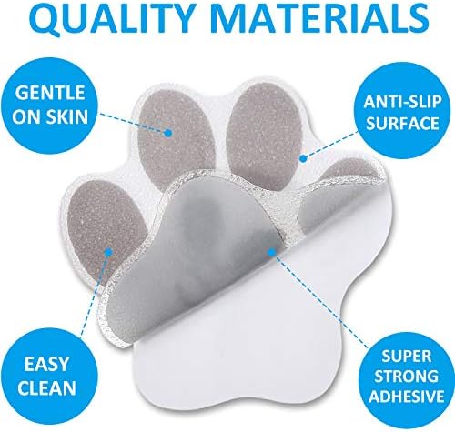 Mudder Non Slip Bathtub Stickers for Safety and Style Gray