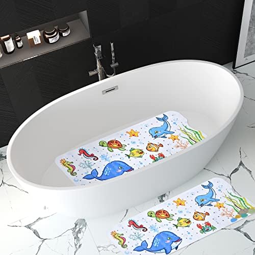 Tubozadi Baby Bath Mat with Suction Cups and Drain Holes