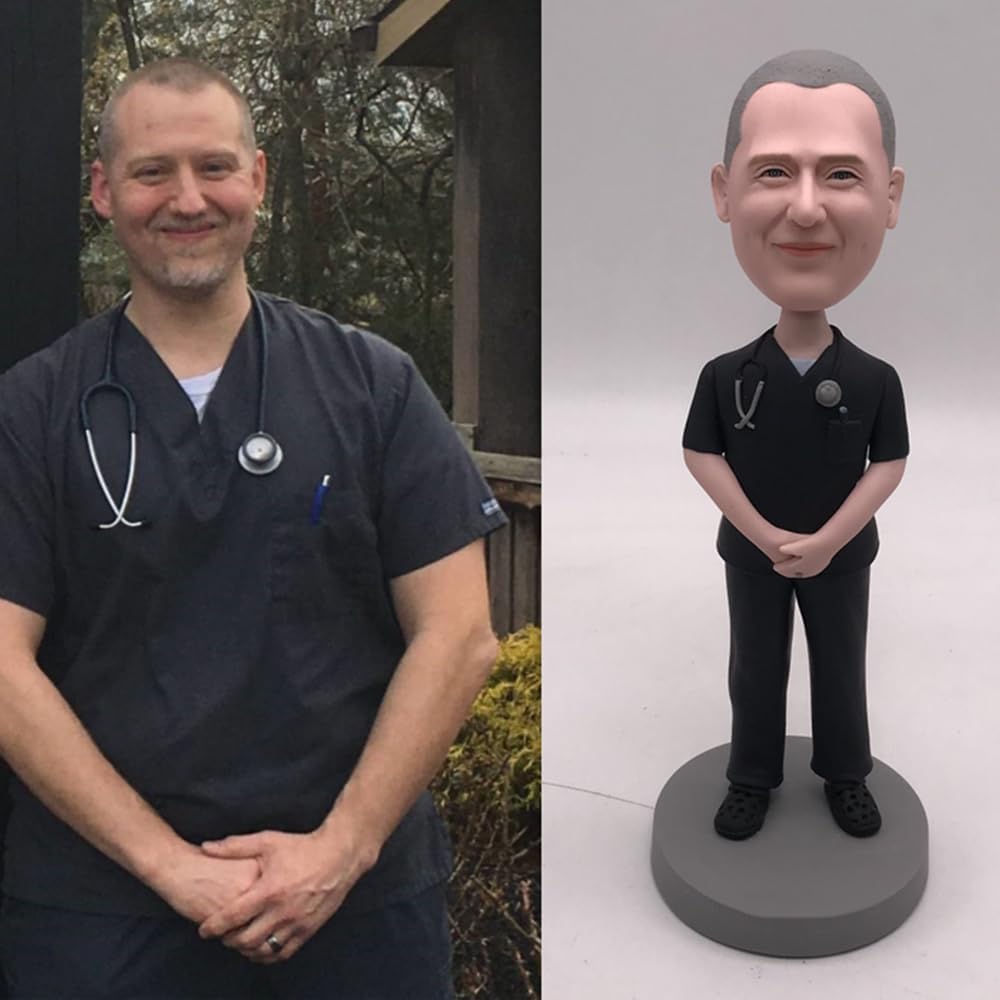 Custom Bobbleheads - 6-8 Inch Personalized Sculptures