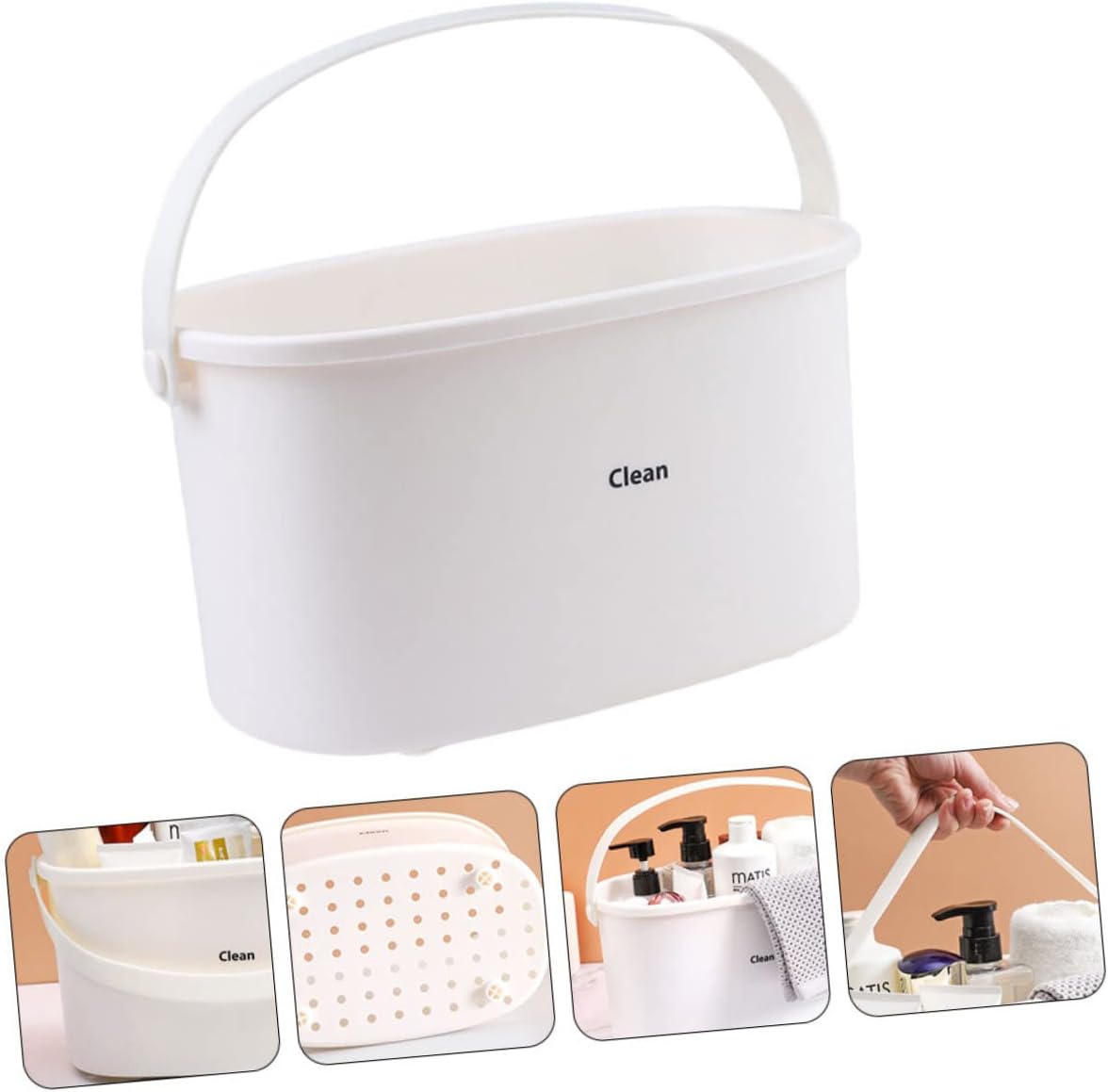 HOLIDYOYO Portable Shower Basket with Handle