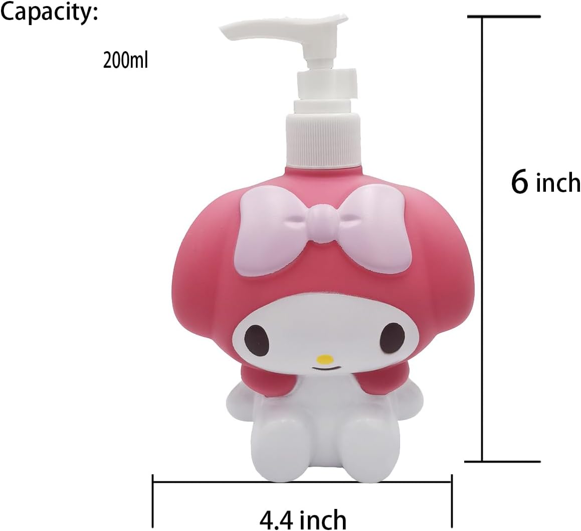 Hyever Cute Dinosaur Soap Dispenser Pump Reusable Refillable