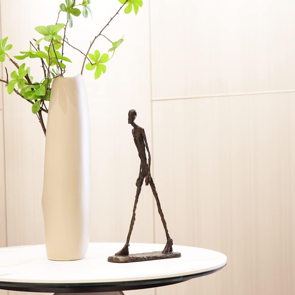 NILEEBUKER Bronze Giacometti Walking Man Statue 10 Inch Home Decor