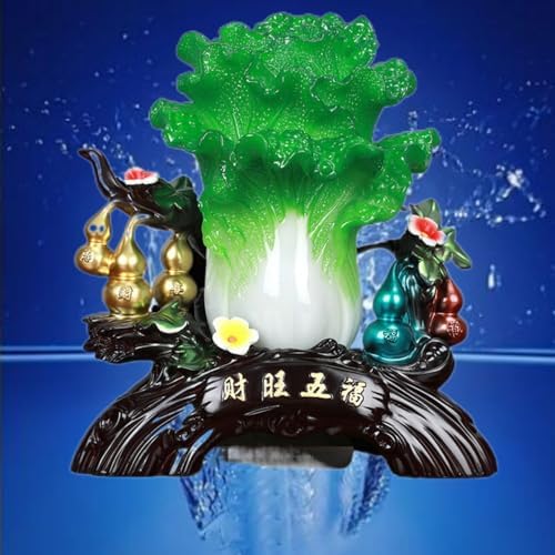 Feng Shui Wealth Jade Bausch Sculpture for Home Office -892