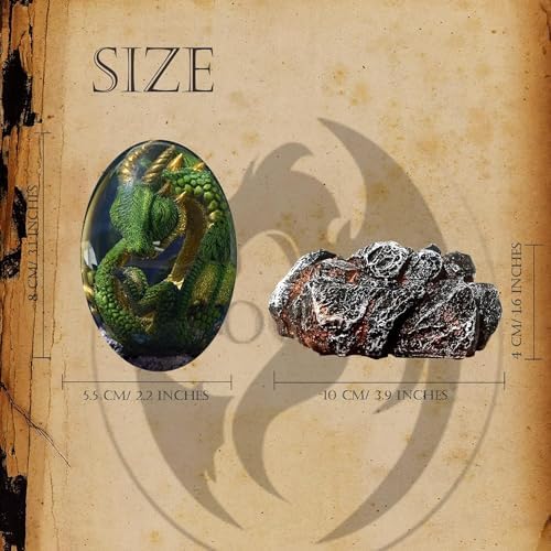 ACOCOFE Lava Dragon Egg with Green Base