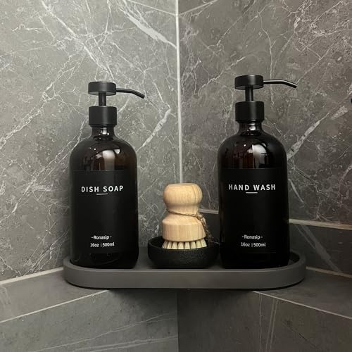 Ronasip 5-Piece Kitchen Soap Dispenser Set