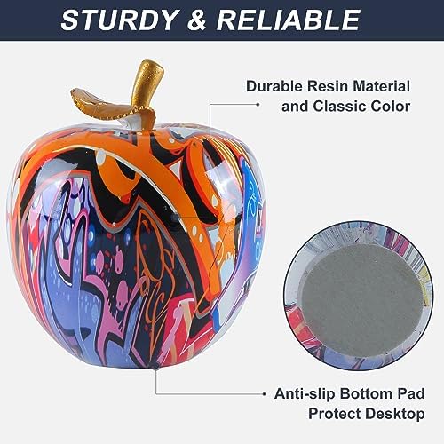 JOOMBE Colorful Fruit Figurines Apple Statue Home Decor