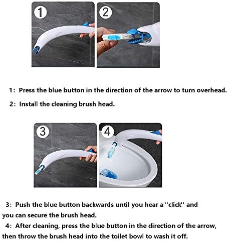 Toilet Brush and Holder Wall-Mounted Set