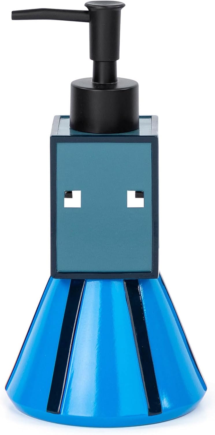 Jay Franco Minecraft Resin Soap Dispenser - Blue Squid Gamer Bathroom Accessory 1
